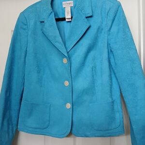 Villager Women's Blue Blazer Jacket